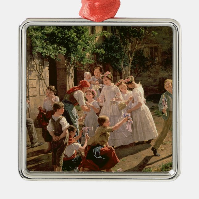 Corpus Christi Ornament Aus Metall (Vorne)