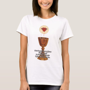 Corpus Christi Sonntag St. Thomas von Aquin kathol T-Shirt