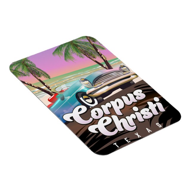 Corpus Christi Texas Ferienplakat Magnet (Rechte Seite)