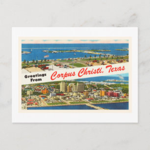 Corpus Christi Texas TX Vintage Reise-Andenken Postkarte