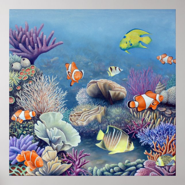 Corral Reef Print Poster (Vorne)
