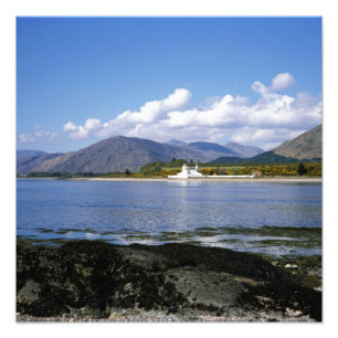 Corran Lighthouse Loch Linnhe Scotland Fotodruck