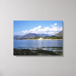 Corran Lighthouse Loch Linnhe Scotland Leinwanddruck
