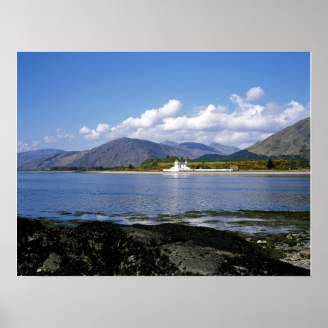 Corran Lighthouse Loch Linnhe Scotland Poster (Vorne)