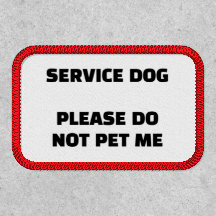 Correctif Service Chien Iron-On