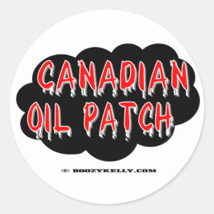 Correction canadienne d'huile, autocollant de