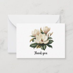 Correspondance Aquarelle carte de remerciements Magnolia Blair à 