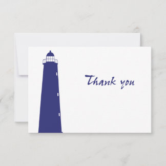 Correspondance Authentique Carte de remerciements phare