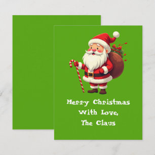 Correspondance Avec amour, la carte de vœux de Claus