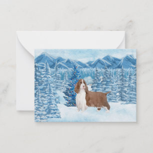 Correspondance Belle carte de Noël anglaise Springer