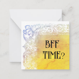 Correspondance *~* BFF TIME ? Carte de note plat AP63 Relation