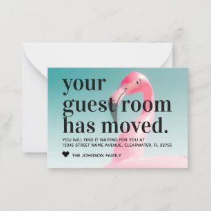 Correspondance Budget Flamant rose Tropical Nouvelle carte de dép