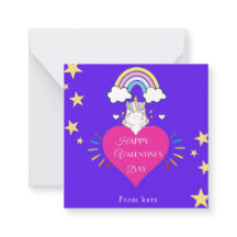 carte amoureuse de la Saint-Valentin