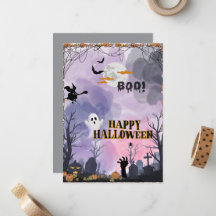 Carte Appartement Halloween - Carte de voeux Éffra