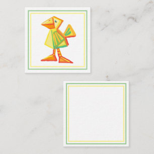 Correspondance Carte de boîtier pour bébé oiseau mignonne