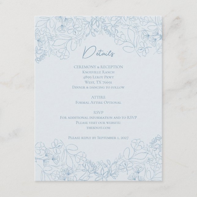 Correspondance Carte de détails Spring Whimsy (Devant)