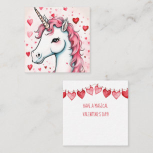 Correspondance Carte de la Saint-Unicorne Valentin