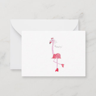 Correspondance Carte de la Saint-Valentin Flamant Rose