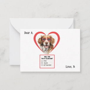 Correspondance Carte de la Saint-Valentin personnalisable pour ch