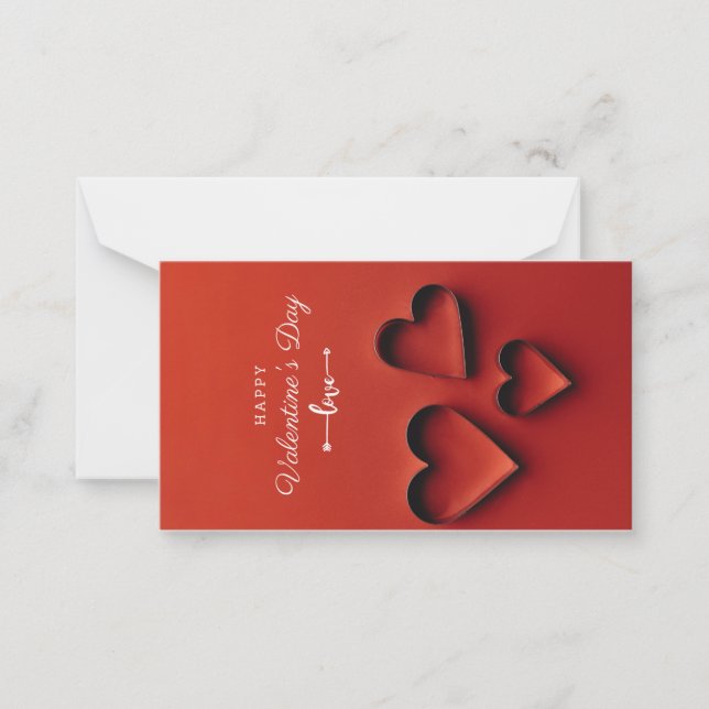 Correspondance Carte de la Saint-Valentin plate (Devant)