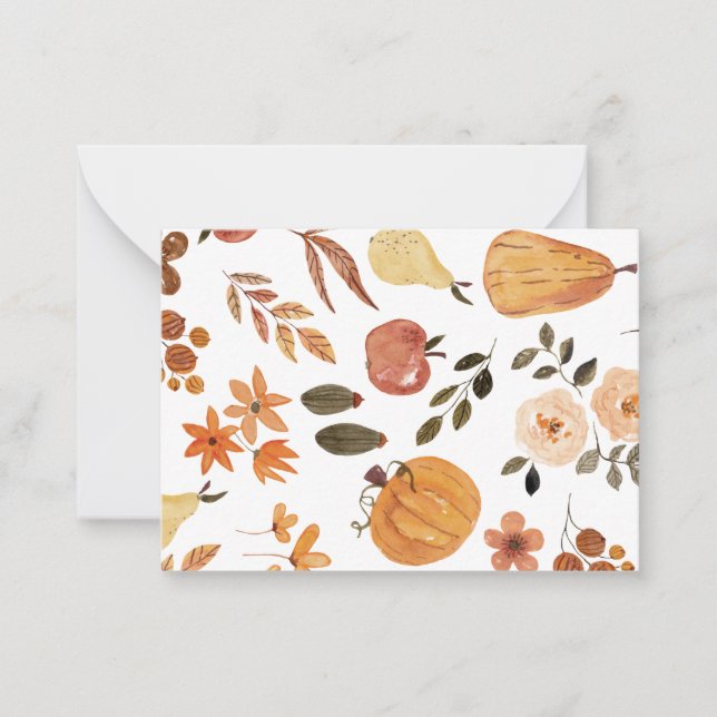 Correspondance Carte de la Tonalité d'Automne (Devant)
