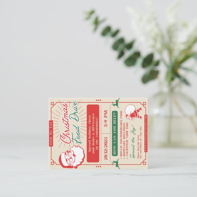 Correspondance Carte de Noël (Debout devant)