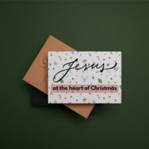 Correspondance Carte de Noël : Jésus au coeur de Noël