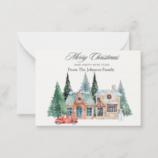 Correspondance Carte de Noël personnalisée pour la famille - Cart