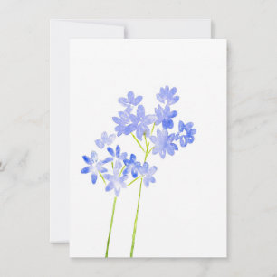 Correspondance Carte de note Agapanthus