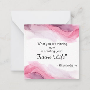 Correspondance *~ Carte de note AP62 pour devis d'aquarelle Futur