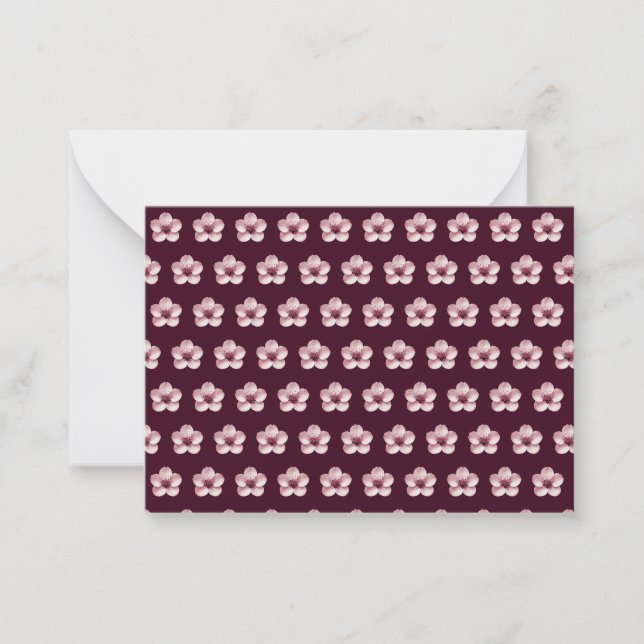 Correspondance Carte de note Cherry Blossom (Devant)