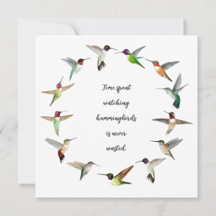 Correspondance Carte de note Colibri