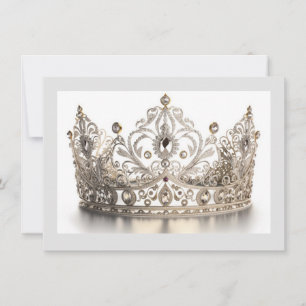 Correspondance Carte de note de la couronne Pageant