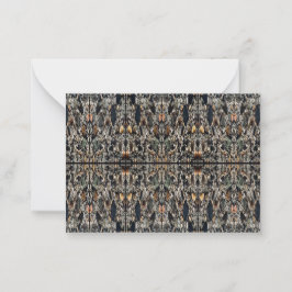 Correspondance Carte de note élégante