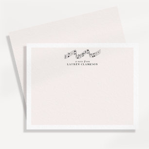 Correspondance Carte de note personnalisée minimaliste de notes m
