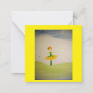 Correspondance Carte de note Pissenlit