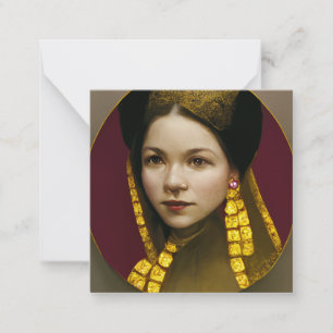 Correspondance Carte de note plat Anne Boleyn