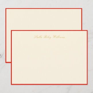 Correspondance Carte de note plat Park Avenue 5 pouces x 7 pouces