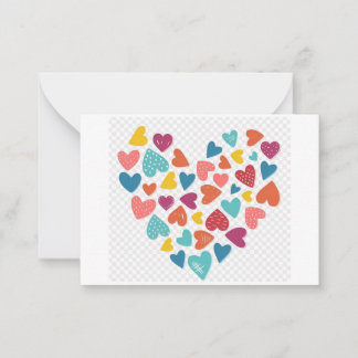 Correspondance Carte de note plate