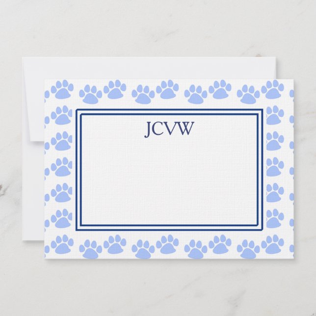 Correspondance Carte de note Puppy Paks (Devant)