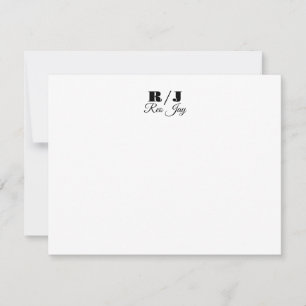 Correspondance Carte de note simple