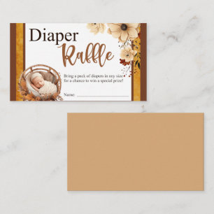 Correspondance Carte de rabat Rustique Boho Floral Baby shower