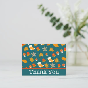 Correspondance Carte de remerciement d'automne