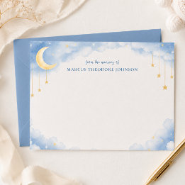Correspondance Carte de remerciement personnalisée pour baby show
