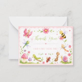 Correspondance Carte de remerciement Pink Bugs !