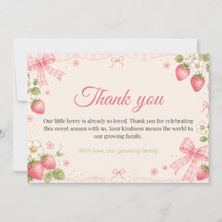 Correspondance Carte de remerciement plate pour Baby Shower à car