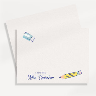 Correspondance Carte de remerciement pour fournitures scolaires p