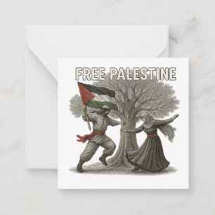 Correspondance Carte de remerciement pour la Palestine gratuite –
