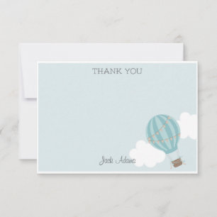 Correspondance Carte de remerciements à ballon à air chaud