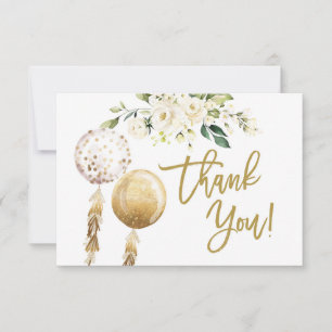 Correspondance Carte de remerciements de baby shower des ballons